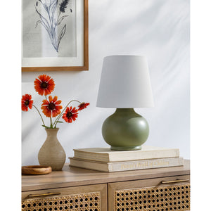   Modern European furniture - Raffia Shade Ceramic Table Lamp - www.oroa.com | Oroa.com