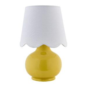   Modern European furniture - Scalloped Raffia Shade Table Lamp - www.oroa.com | Oroa.com