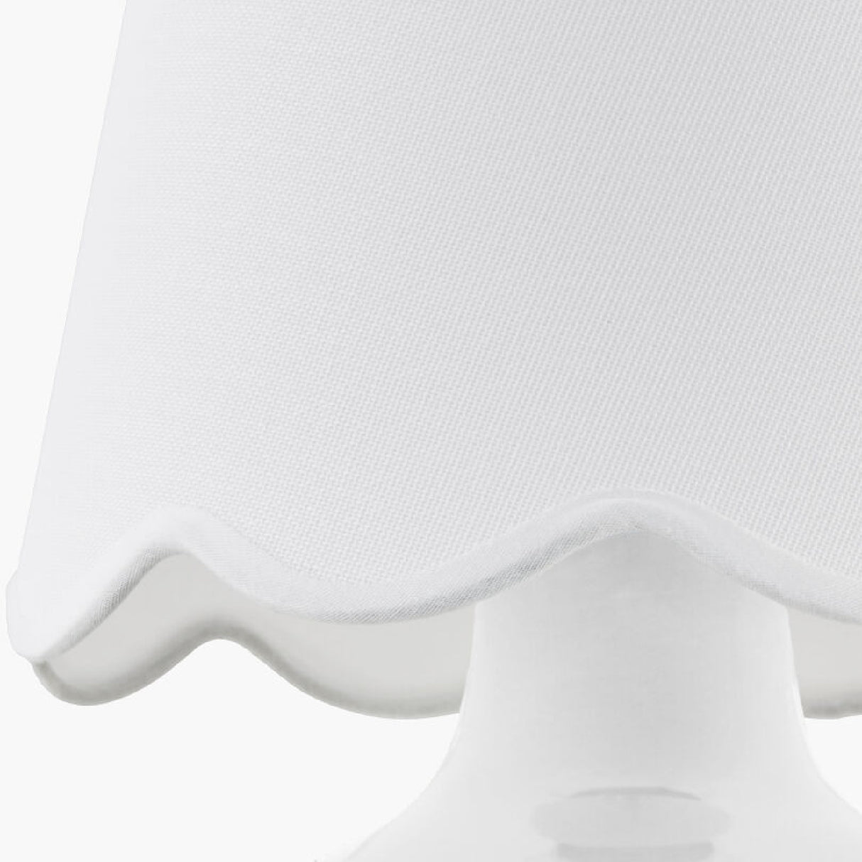   Modern European furniture - Scalloped Raffia Shade Table Lamp - www.oroa.com | Oroa.com
