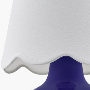   Modern European furniture - Scalloped Raffia Shade Table Lamp - www.oroa.com | Oroa.com