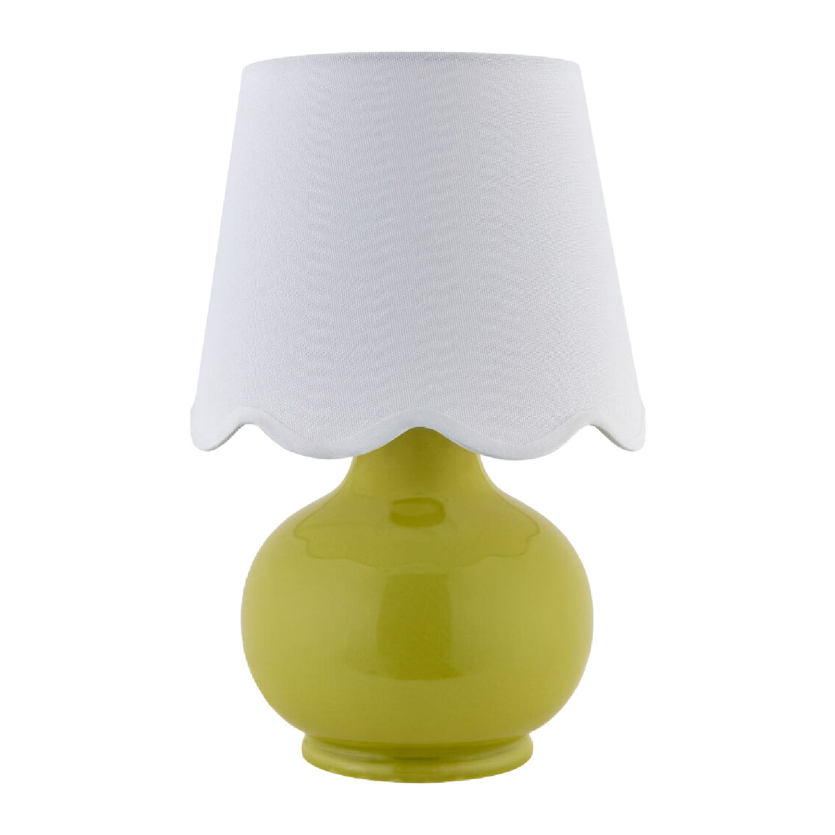   Modern European furniture - Scalloped Raffia Shade Table Lamp - www.oroa.com | Oroa.com