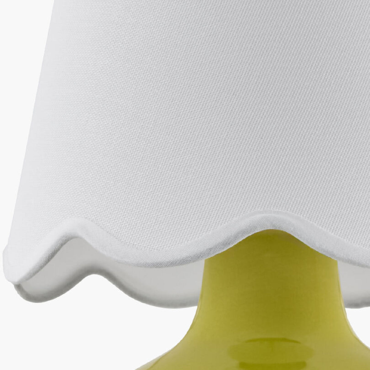   Modern European furniture - Scalloped Raffia Shade Table Lamp - www.oroa.com | Oroa.com