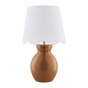   Modern European furniture - Scalloped Edge Accent Table Lamp - www.oroa.com | Oroa.com