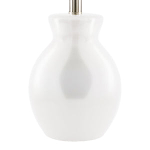   Modern European furniture - Scalloped Edge Accent Table Lamp - www.oroa.com | Oroa.com