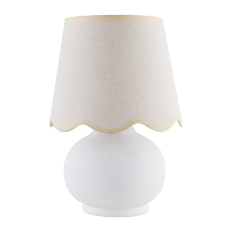   Modern European furniture - Glazed Ceramic Raffia Table Lamp - www.oroa.com | Oroa.com