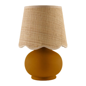   Modern European furniture - Beige Raffia Accent Table Lamp - www.oroa.com | Oroa.com