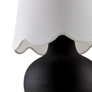   Modern European furniture - Scalloped Raffia Accent Table Lamp - www.oroa.com | Oroa.com