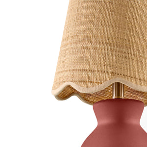   Modern European furniture - Scalloped Edge Accent Table Lamp - www.oroa.com | Oroa.com