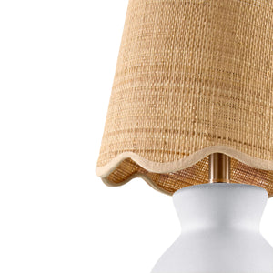   Modern European furniture - Scalloped Edge Accent Table Lamp - www.oroa.com | Oroa.com