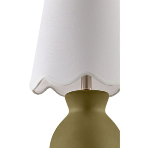   Modern European furniture - Scalloped Edge Accent Table Lamp - www.oroa.com | Oroa.com