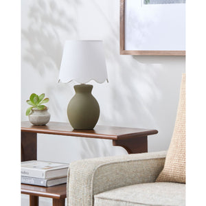   Modern European furniture - Scalloped Edge Accent Table Lamp - www.oroa.com | Oroa.com