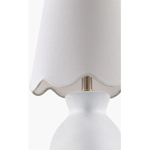   Modern European furniture - Scalloped Edge Accent Table Lamp - www.oroa.com | Oroa.com