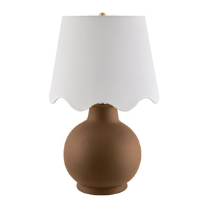   Modern European furniture - Wavy Linen Ceramic Table Lamp - www.oroa.com | Oroa.com