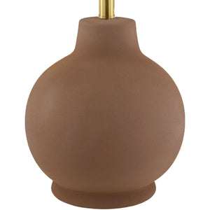   Modern European furniture - Wavy Linen Ceramic Table Lamp - www.oroa.com | Oroa.com