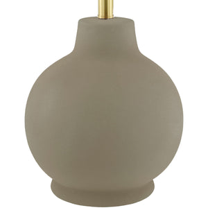   Modern European furniture - Wavy Linen Ceramic Table Lamp - www.oroa.com | Oroa.com