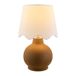   Modern European furniture - Wavy Linen Ceramic Table Lamp - www.oroa.com | Oroa.com