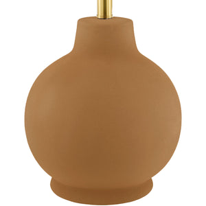   Modern European furniture - Wavy Linen Ceramic Table Lamp - www.oroa.com | Oroa.com