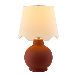   Modern European furniture - Wavy Linen Ceramic Table Lamp - www.oroa.com | Oroa.com