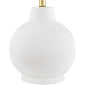   Modern European furniture - Wavy Linen Ceramic Table Lamp - www.oroa.com | Oroa.com