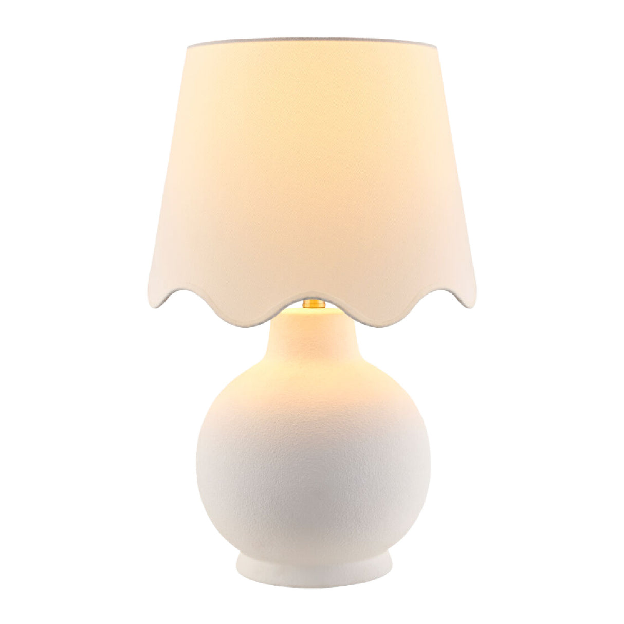   Modern European furniture - Wavy Linen Ceramic Table Lamp - www.oroa.com | Oroa.com