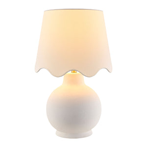   Modern European furniture - Wavy Linen Ceramic Table Lamp - www.oroa.com | Oroa.com