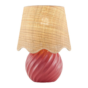   Modern European furniture - Round Glazed Ceramic Table Lamp - www.oroa.com | Oroa.com
