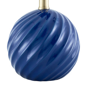   Modern European furniture - Round Glazed Ceramic Table Lamp - www.oroa.com | Oroa.com