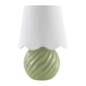   Modern European furniture - Round Glazed Ceramic Table Lamp - www.oroa.com | Oroa.com