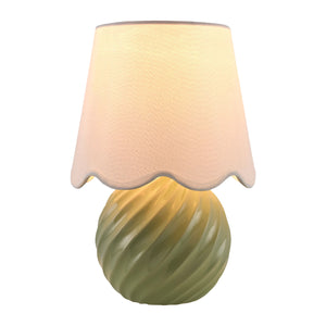   Modern European furniture - Round Glazed Ceramic Table Lamp - www.oroa.com | Oroa.com