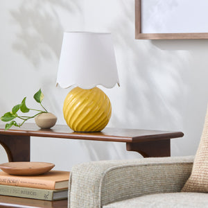   Modern European furniture - Round Glazed Ceramic Table Lamp - www.oroa.com | Oroa.com
