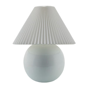   Modern European furniture - Pleated White Fabric Table Lamp - www.oroa.com | Oroa.com