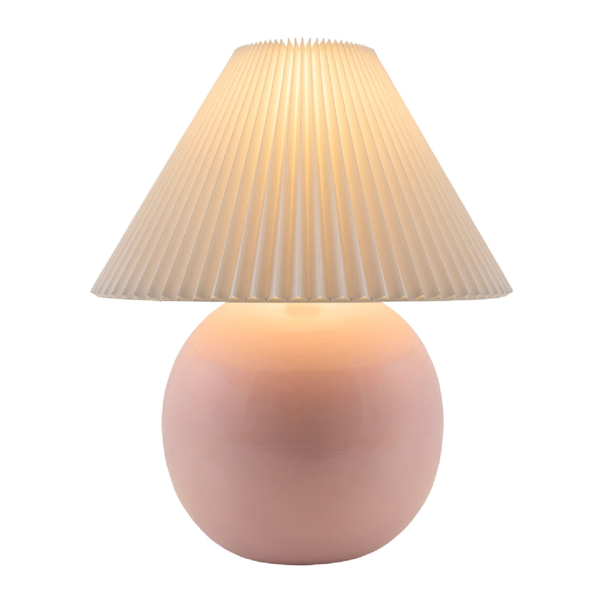   Modern European furniture - Pleated White Fabric Table Lamp - www.oroa.com | Oroa.com