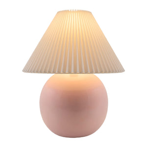   Modern European furniture - Pleated White Fabric Table Lamp - www.oroa.com | Oroa.com