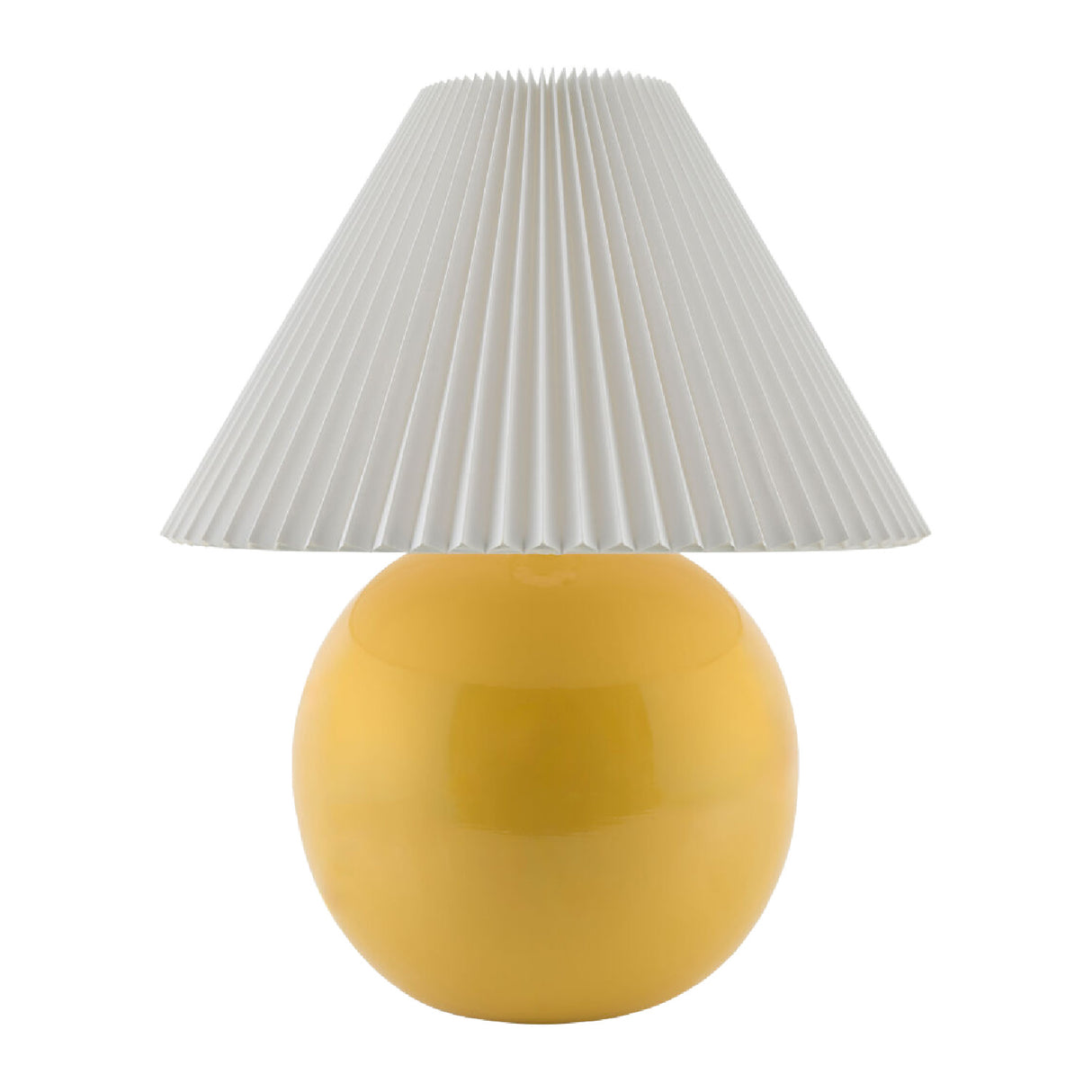   Modern European furniture - Pleated White Fabric Table Lamp - www.oroa.com | Oroa.com