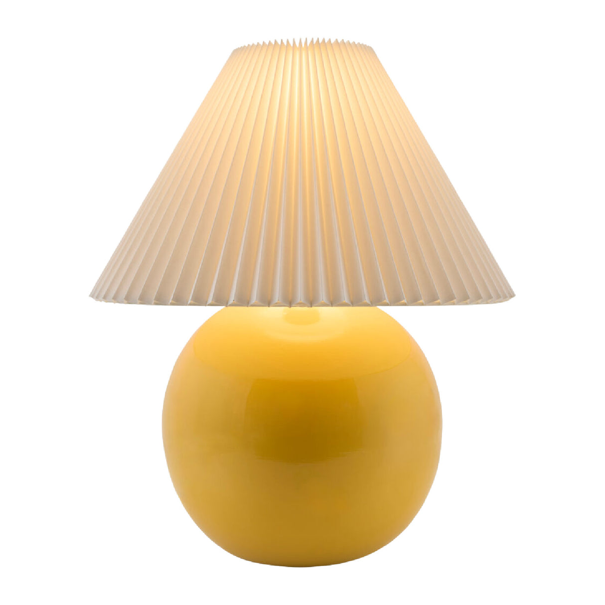   Modern European furniture - Pleated White Fabric Table Lamp - www.oroa.com | Oroa.com