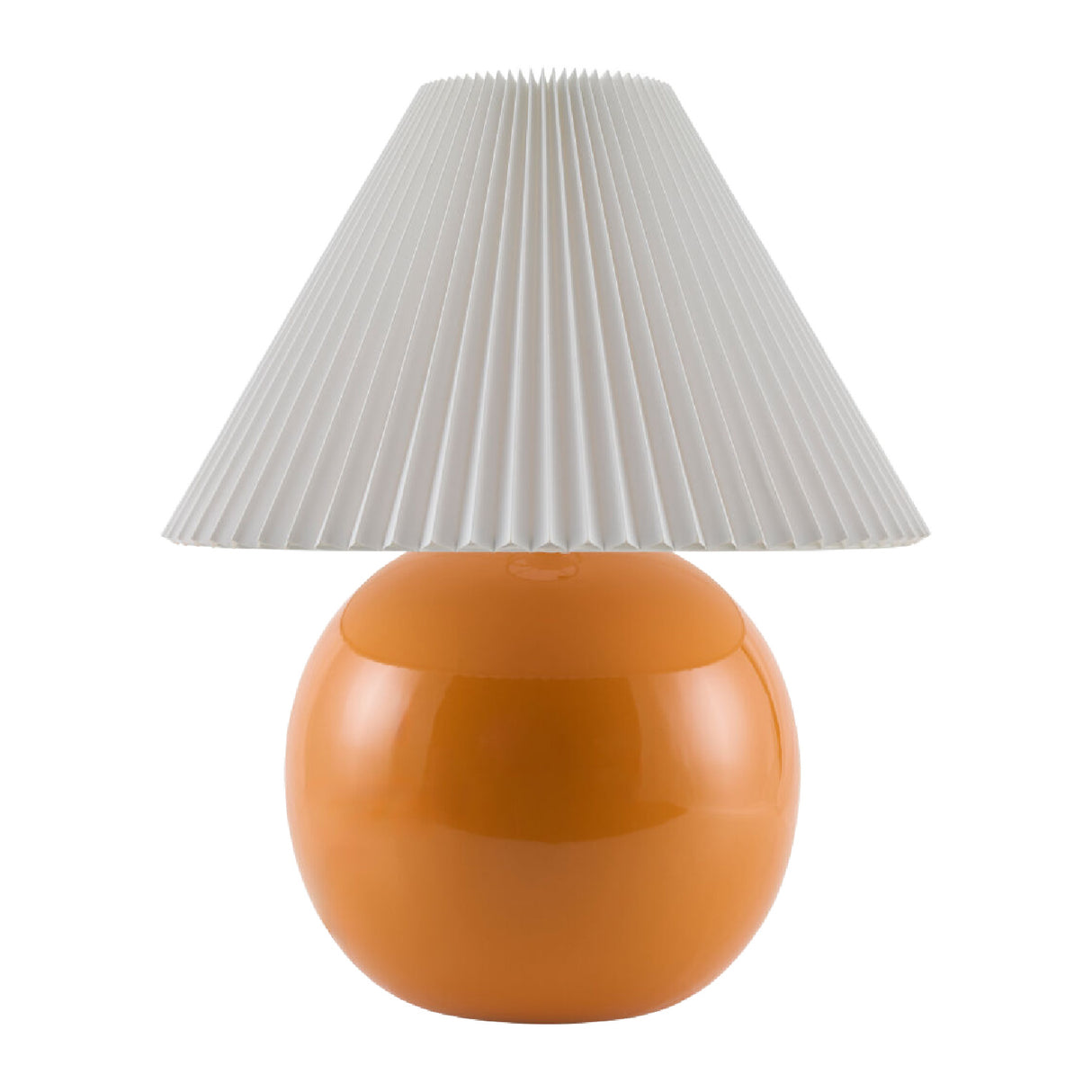   Modern European furniture - Pleated White Fabric Table Lamp - www.oroa.com | Oroa.com