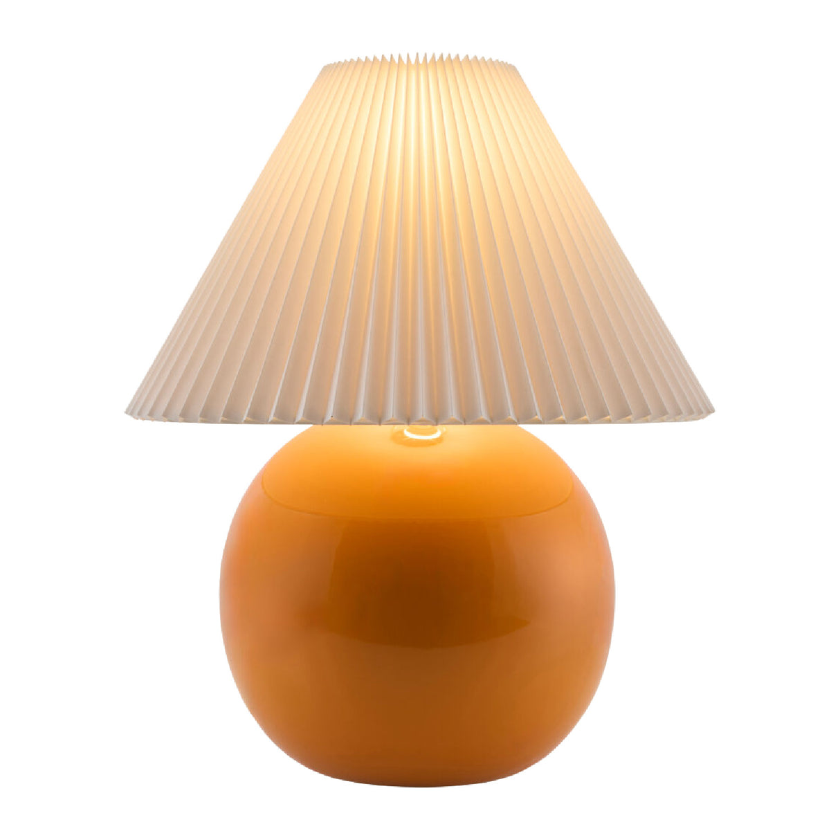   Modern European furniture - Pleated White Fabric Table Lamp - www.oroa.com | Oroa.com