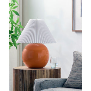   Modern European furniture - Pleated White Fabric Table Lamp - www.oroa.com | Oroa.com