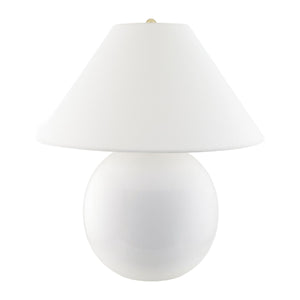   Modern European furniture - White Empire Fabric Table Lamp - www.oroa.com | Oroa.com