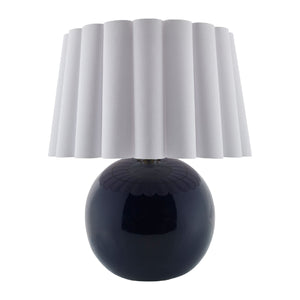   Modern European furniture - Scalloped White Fabric Table Lamp - www.oroa.com | Oroa.com