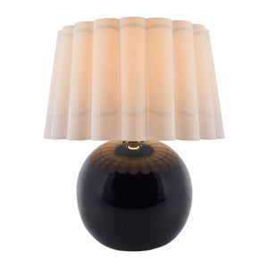   Modern European furniture - Scalloped White Fabric Table Lamp - www.oroa.com | Oroa.com