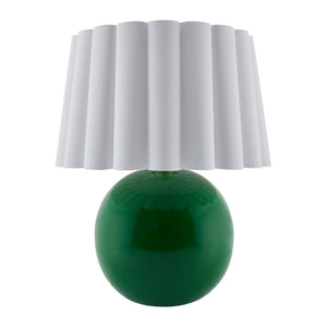   Modern European furniture - Scalloped White Fabric Table Lamp - www.oroa.com | Oroa.com
