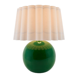   Modern European furniture - Scalloped White Fabric Table Lamp - www.oroa.com | Oroa.com