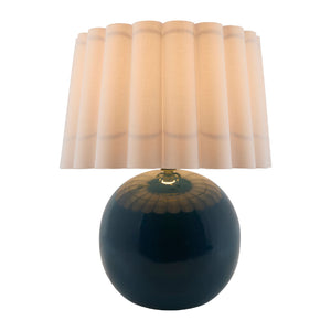   Modern European furniture - Scalloped White Fabric Table Lamp - www.oroa.com | Oroa.com
