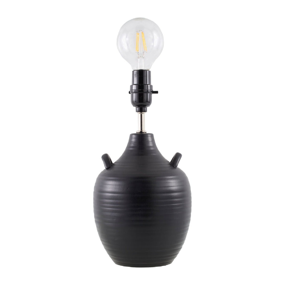   Modern European furniture - Ceramic Fluted Linen Table Lamps (2) - www.oroa.com | Oroa.com