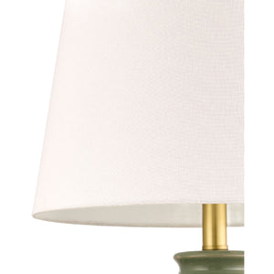   Modern European furniture - Green Ceramics Floral Table Lamp - www.oroa.com | Oroa.com