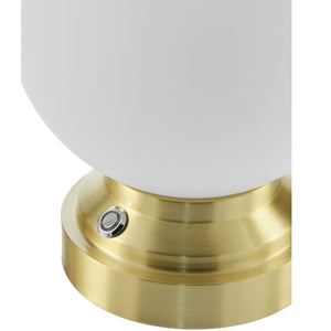   Modern European furniture - White Glass Globe Table Lamp - www.oroa.com | Oroa.com
