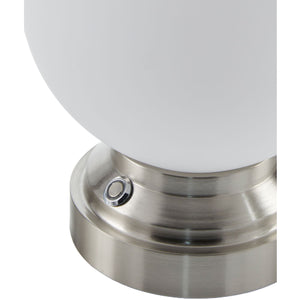   Modern European furniture - White Glass Globe Table Lamp - www.oroa.com | Oroa.com