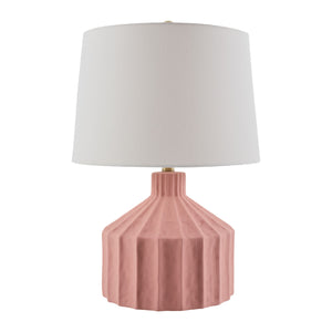   Modern European furniture - Fluted Ceramic Accent Table Lamp - www.oroa.com | Oroa.com