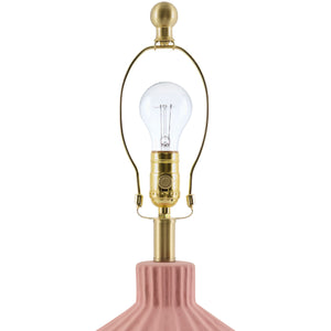   Modern European furniture - Fluted Ceramic Accent Table Lamp - www.oroa.com | Oroa.com